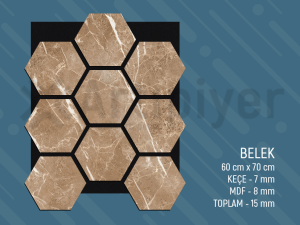 BELEK 60*70 CM PETEK AKUSTİK PANEL